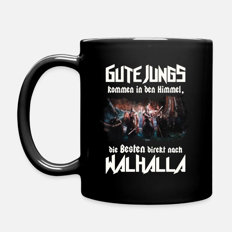 DIE BESTEN KOMMEN NACH WALHALLA - T-SHIRT - Tasse einfarbig - Schwarz