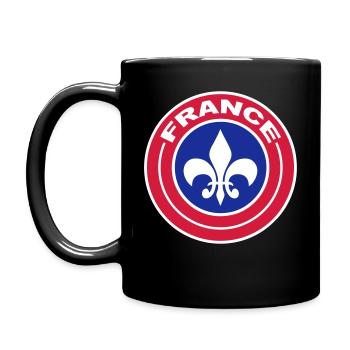 France roundel - Full Colour Mug - black - Left