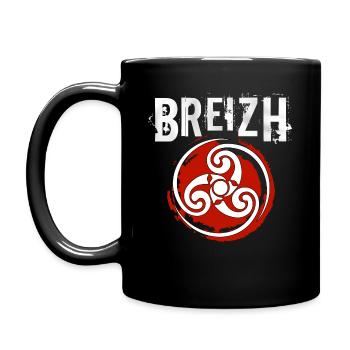 Breizh Triskel - Full Colour Mug - black - Left