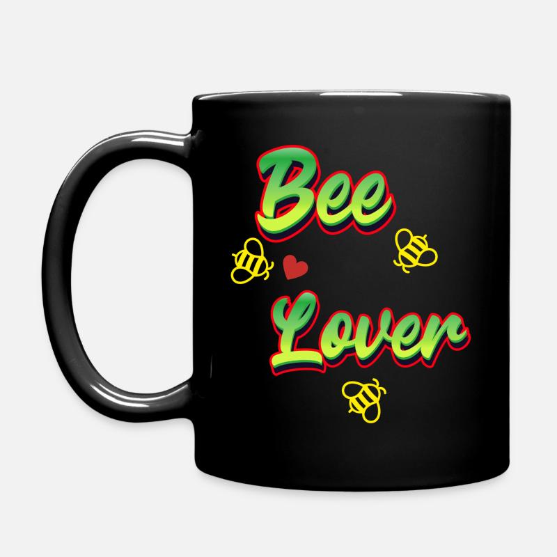 Bee lover - Full Colour Mug - black