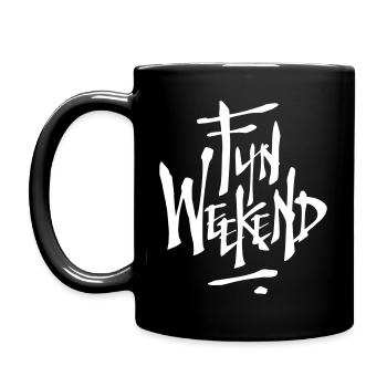Bon week-end CAPSLOCK - Mug uni - noir - Gauche