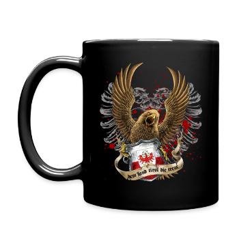 DEM LAND TIROL DIE TREUE - Tasse einfarbig - Schwarz - Links