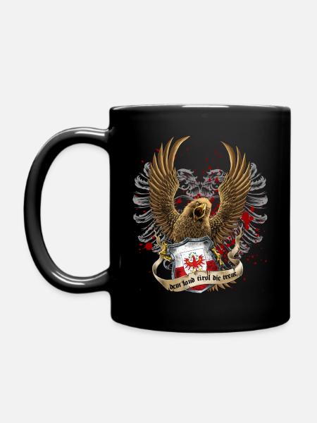 DEM LAND TIROL DIE TREUE - Tasse einfarbig - Schwarz
