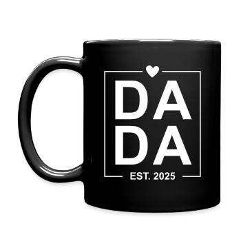 Dada Est 2025 white - Full Colour Mug - black - Left