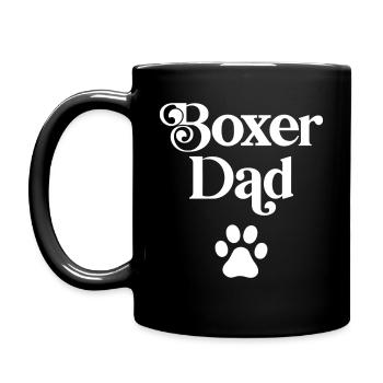 Boxer Dad - Full Colour Mug - black - Left
