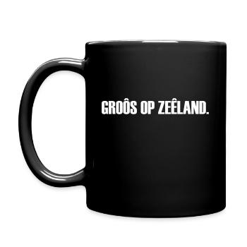 Groôs on Zeêland - Köstliches Zeeland - Tasse einfarbig - Schwarz - Links