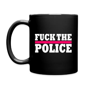 stop brutality - Full Colour Mug - black - Left