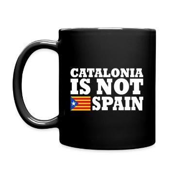 catalonia is not spain - Full Colour Mug - black - Left