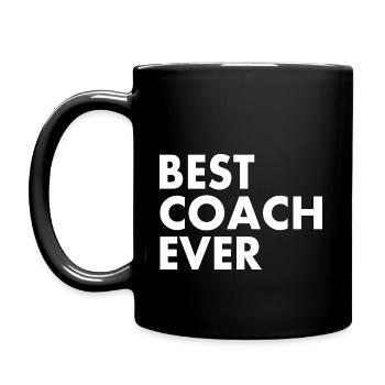 Best coach ever - Full Colour Mug - black - Left