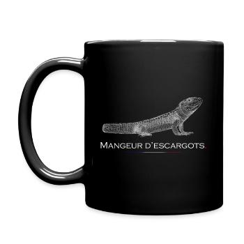 Mangeur d'escargots - Mug uni - noir - Gauche