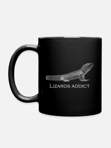 Lizards addict - Mug uni - noir