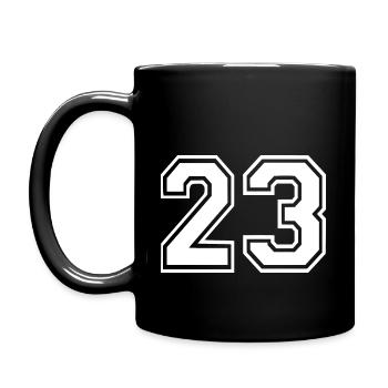 23 - Mug uni - noir - Gauche