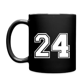 24 - Tasse einfarbig - Schwarz - Links