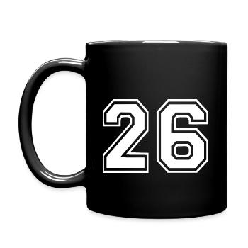 26 - Tasse einfarbig - Schwarz - Links
