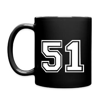 51 - Tasse einfarbig - Schwarz - Links