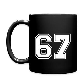 67 - Tasse einfarbig - Schwarz - Links