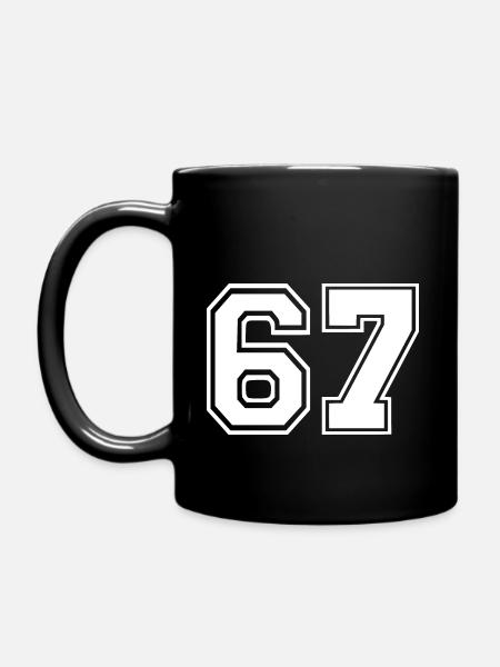 67 - Mug uni - noir