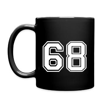 68 - Full Colour Mug - black - Left