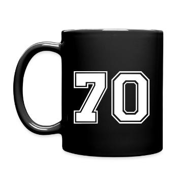 70 - Mug uni - noir - Gauche