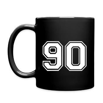 90 - Mug uni - noir - Gauche