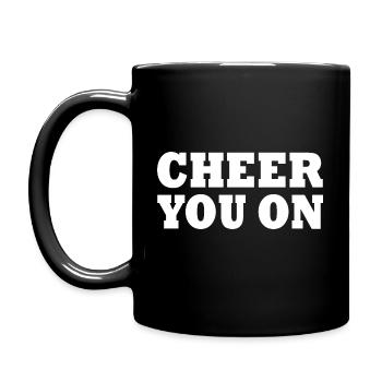 Cheer you on - Mug uni - noir - Gauche