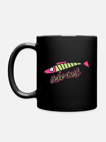 J'm'en Fish ! - Mug uni - noir