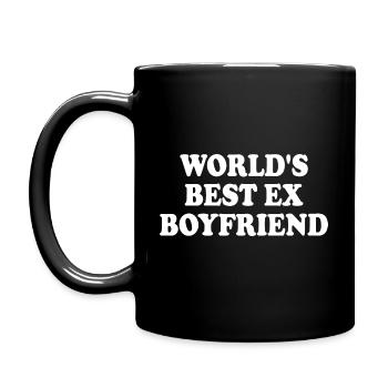 world's best ex boyfriend - Mug uni - noir - Gauche