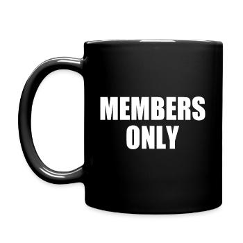 Members only - Full Colour Mug - black - Left