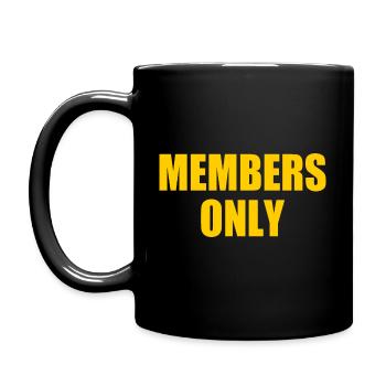 Members only - Full Colour Mug - black - Left