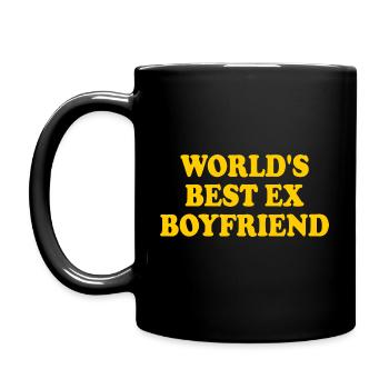 worlds best ex boyfriend - Mug uni - noir - Gauche