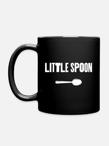 Petite cuillère - Mug uni - noir