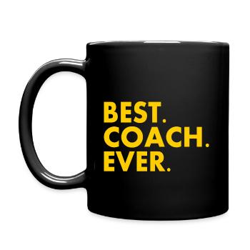 Best coach ever - Full Colour Mug - black - Left