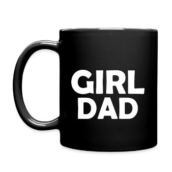 Girl dad - Mug uni - noir - Gauche
