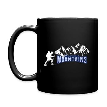 L’attrait de la montagne - Mug uni - noir - Gauche