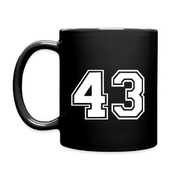 43 - Tasse einfarbig - Schwarz - Links