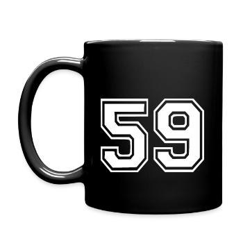 59 - Tasse einfarbig - Schwarz - Links
