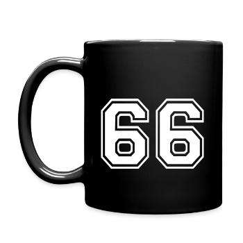 66 - Tasse einfarbig - Schwarz - Links