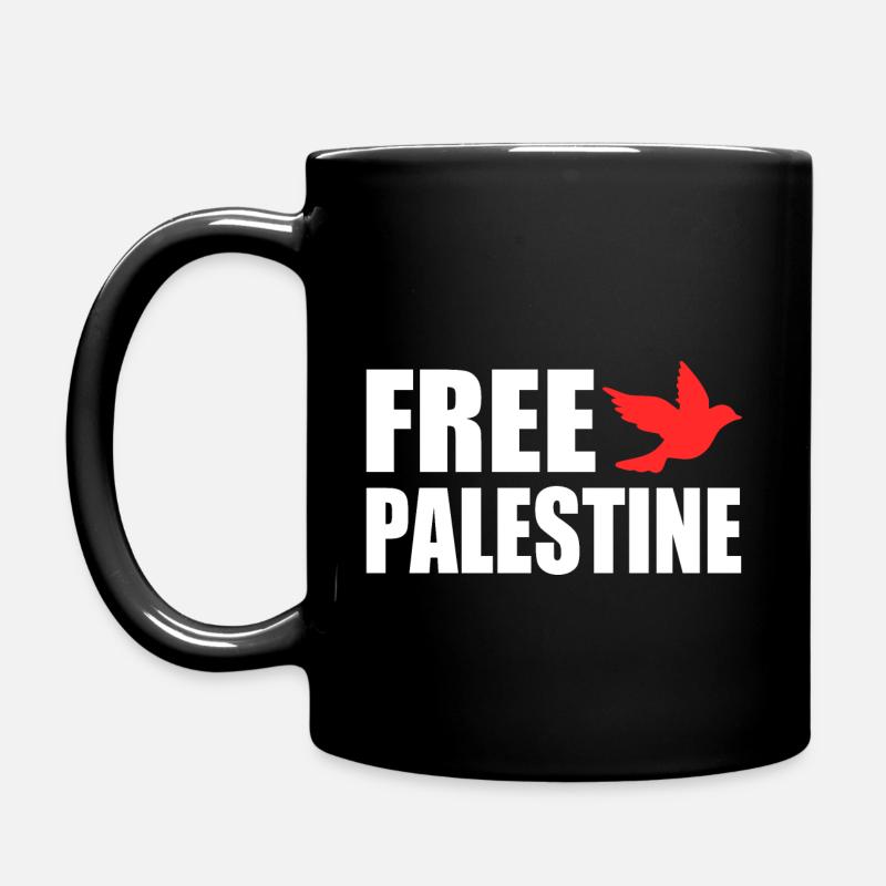 Free palestine - Mug uni - noir