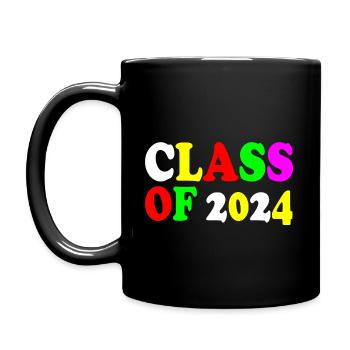 Class of 2024 - Full Colour Mug - black - Left
