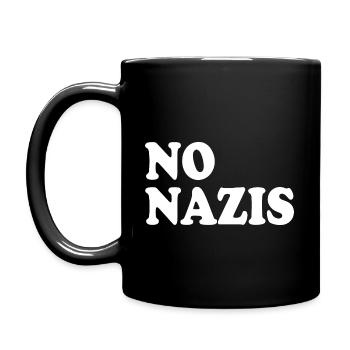 No nazis - Full Colour Mug - black - Left