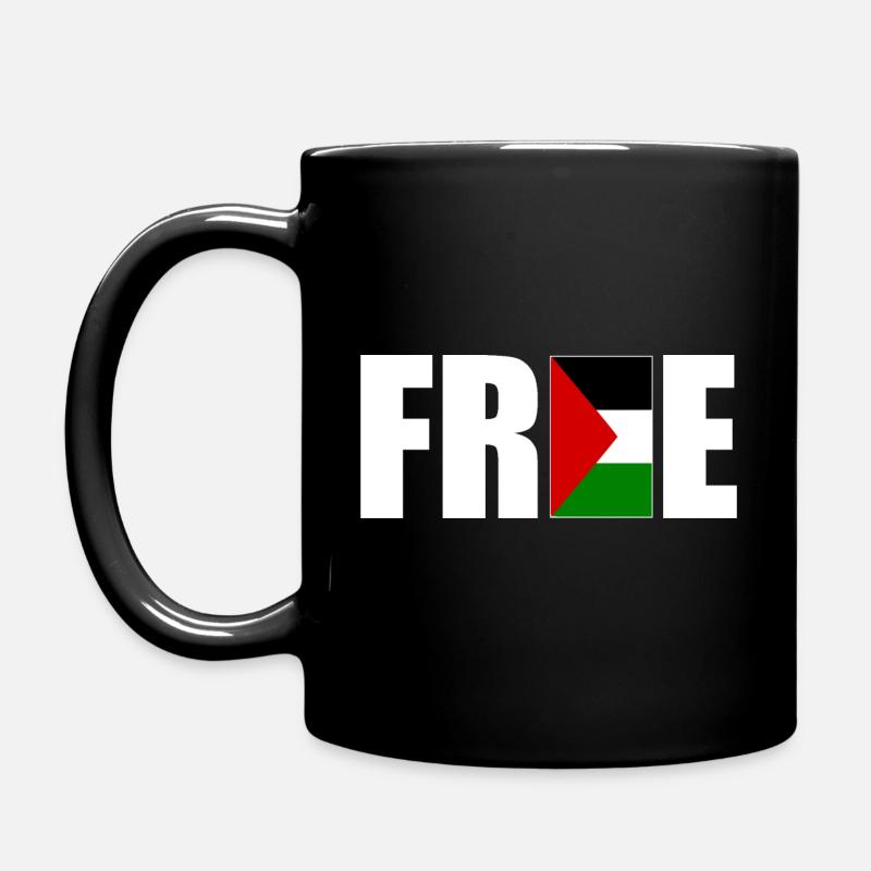 Free palestine - Mug uni - noir