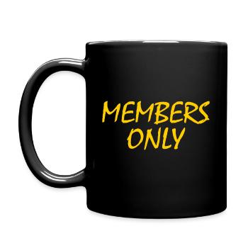 Members only - Full Colour Mug - black - Left