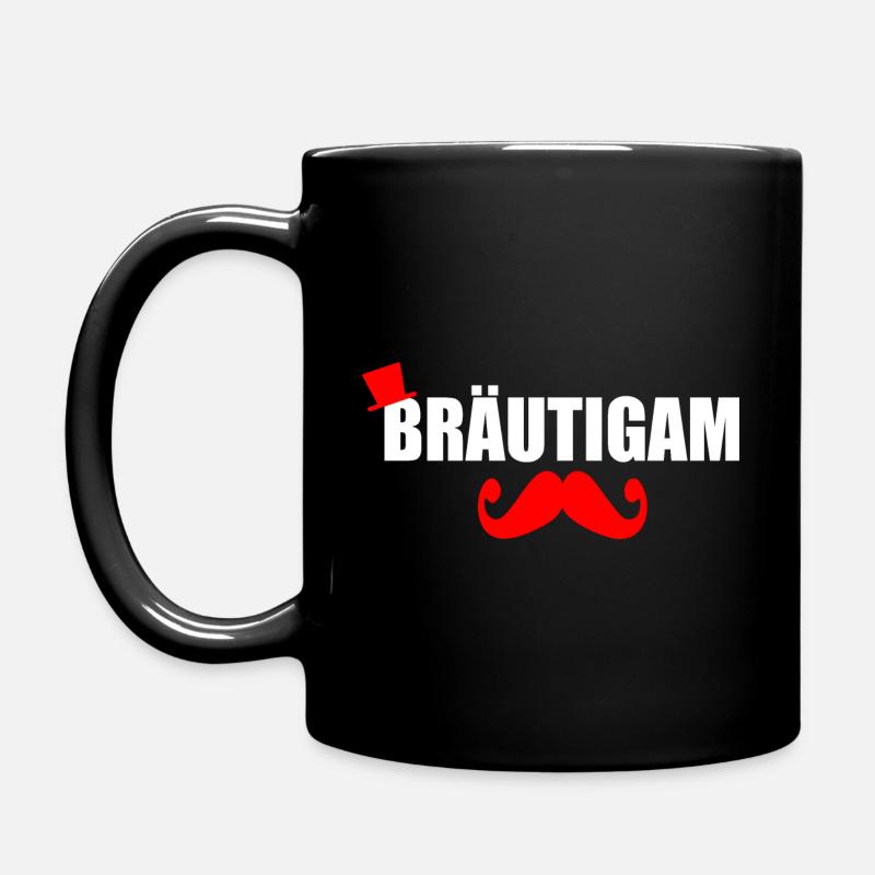 Bräutigam - Tasse einfarbig - Schwarz