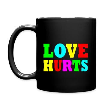 Love hurts - Full Colour Mug - black - Left