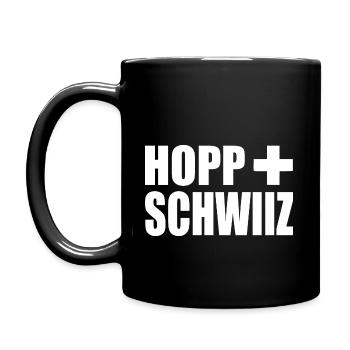 Hopp schwiiz - Mug uni - noir - Gauche