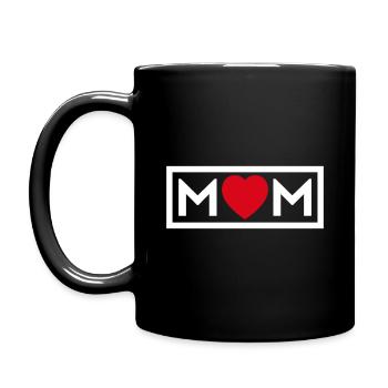 Mama - Tasse einfarbig - Schwarz - Links