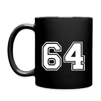 64 - Mug uni - noir - Gauche