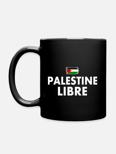 palestine libre - Tasse einfarbig - Schwarz