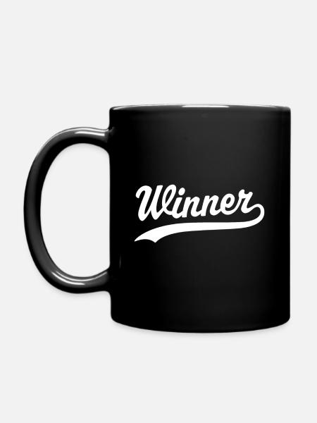 Gewinner - Tasse einfarbig - Schwarz