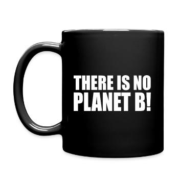 There is no planet B - Mug uni - noir - Gauche